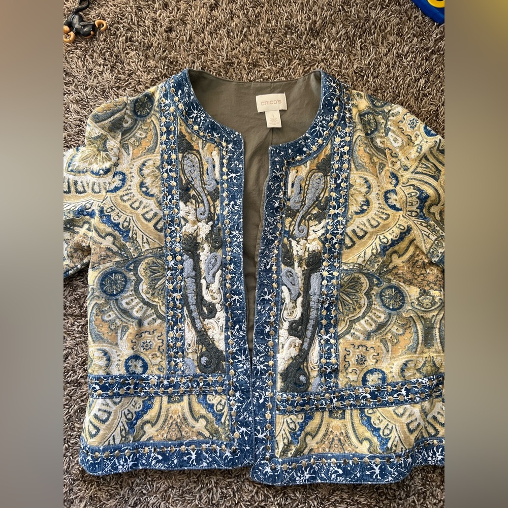 CHICOS Beautiful jacket made in INDIA